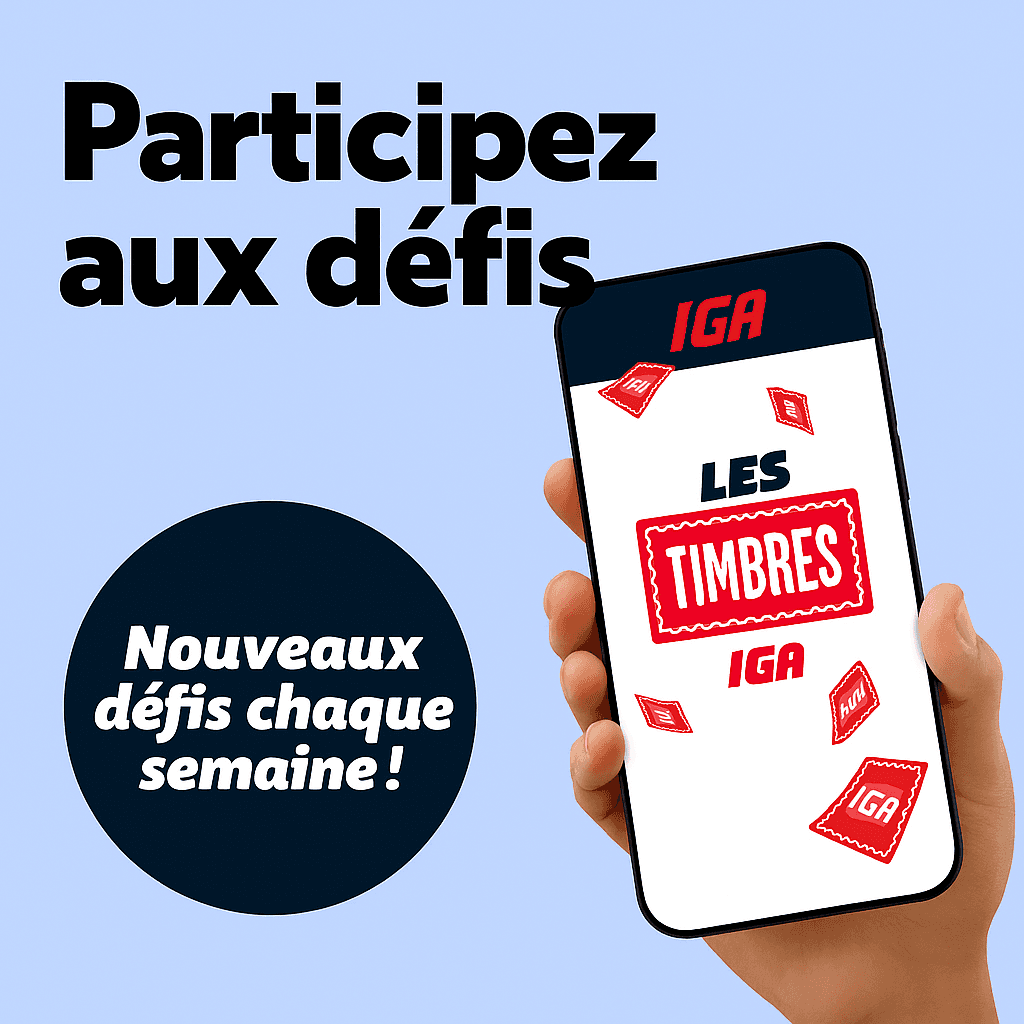 Bannière de défi Rangement intelligent avec les Défis Timbres IGA et Brabantia